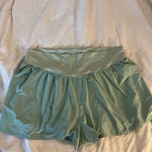 Aerie Sage Green Athletic Shorts